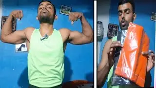 Arms Workout Vlog | Vest/Tank Top Review | Tips To Grow Your Arms At Home   @RavindraMahajalVlogs 