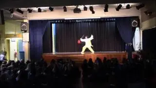 Tai Chi sword demonstration at Public School