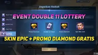 CARA MENDAPATKAN DOUBLE 11 TOKEN EVENT 11.11 MOBILE LEGEND - 10 TOKEN GRATIS EVENT DOUBLE 11 LOTTERY