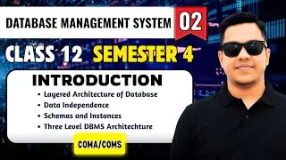 L2: Schema and lnstances, Data lndependence, Three Schema Architecture of DBMS | Class 12 Semester 4