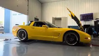 HCI c5 corvette on dyno