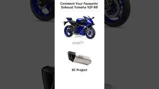 Yamaha YZF-R9 Exhaust Comparison  | Hear the Roar!  #YamahaR9 #YZF #Exhaust
