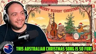 🇦🇺 Merry Bloody Christmas (Down Under) Lyric Video - Fun Australian Christmas song | T PAUL REACTS