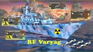 RF VARYAG with - 3X RSM56 Bulava  &JRVG1 canon gameplay#modernwarships #gameplay #mwpartner#mwt #mw2