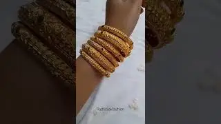 trendy one gram gold plated bangles under 350 #imitationjewellery #bangles #gold #jewellery