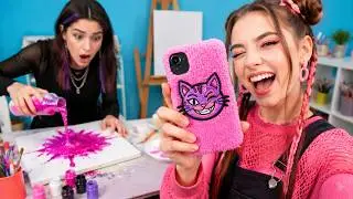 WOW! COOL ART CHALLENGE! FIRST TO FINISH ART SCHOOL WINS || Funny Handmade And Best Hacks by 123 GO!