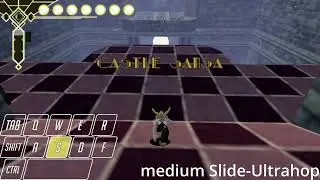Pseudoregalia SlideUltrahop - keyboard input overlay