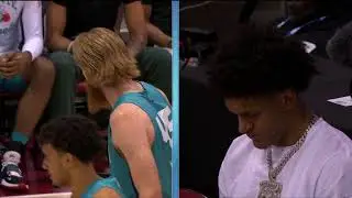 Duke-UNC action: Paolo Banchero pulls up to Brady Manek's Summer League game 👀🔥
