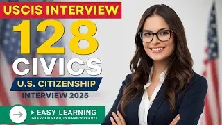 2026 Random U.S. Citizenship Test 128 Civics Questions & Answers (USCIS) Ciudadania Americana #n400