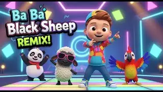 Baa Baa Black Sheep (Desi Remix) | Fun Dance Song for Kids | Curious Cubs