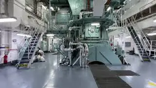 Ship Engine Room | Inside LNG Ship Engine Room | Tour of LNG Carrier Machinery | Main Engine |  ECR