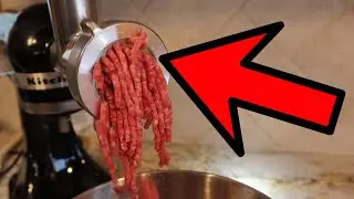 Ribeye Burgers!  KitchenAid KSMMGA Metal Food Grinder Attachment Review and Demo