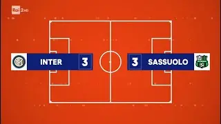 2019-20 (27^ - 24-06-2020) INTER-Sassuolo 3-3 Servizio 90°Minuto 'Notte Gol' Rai2 HD