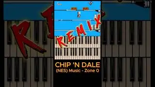 Chip 'n Dale (NES) Music remix 8 bit - Zone 0 #nes #famicom #chipndale #retrogaming #shorts