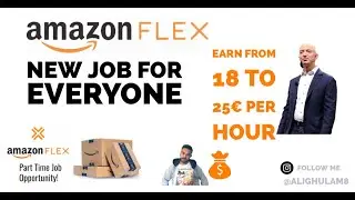 Amazon flex new job opportunity 25&euro; per hour (urdu/hindi)