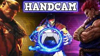 JOGANDO STREET FIGHTER 6 COM HANDCAM!