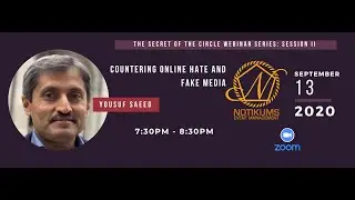 The Secret of the Circle Webinar Series | Session II | Yousuf Saeed