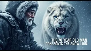 Survival in the icy wilderness || A 70 year old man confronts a snow lion.