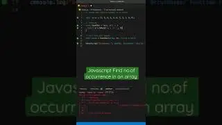 Javascript find no of occurrence in an array 