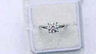 1ct Round Brilliant Lab Diamond Solitaire Engagement Ring in Platinum | Ada Diamonds