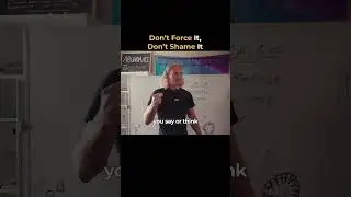 Не нужно заставлять себя, не нужно стыдиться этого.