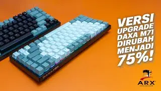 REXUS DAXA M71 DIRUBAH MENJADI LAYOUT 75% | Review Rexus Daxa M84 Pro Mechanical Keyboard 84 Keys