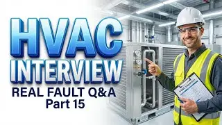 HVAC Interview Questions & Answers Part 15 | Troubleshooting Real Fault Diagnosis | Saudi HVAC Jobs