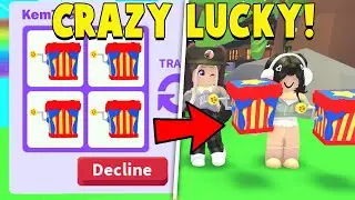 Trading 20 MONKEY BOXES, But they OPEN it after.. (Adopt Me)