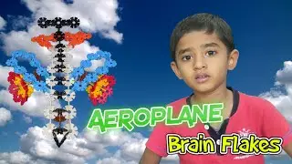 Kids creativity | Build an Aeroplane toy using brain flakes