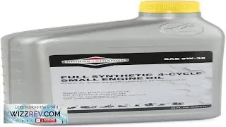 Briggs & Stratton SAE 5W 30 Synthetic Small Engine Motor Oil 32
