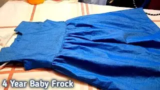4 Year Baby Fancy Frock Cutting and Stitching 🫠