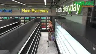 Highbright New Layout Design Shelf Service Supermarket.