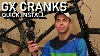 New cranks! - SRAM GX Crankset Installation - 165mm Cranks