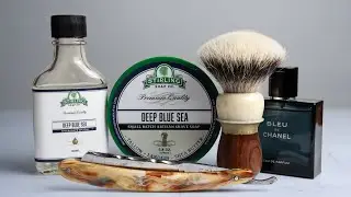 Shaving - ERN 1374 - Deep Blue Sea - How I Face Lather