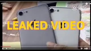 iPhone 7 LEAKED VIDEO: iPhone 7 Design & Darker Space Gray?