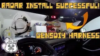 Gen5DIY 2019 Camaro SS Radar Harness Install Radar Install Success! | Vlog #259