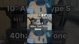 Crazy Flex! Alpine Type S vs Type R | 10&rdquo; Subwoofer 40Hz Bass Test
