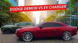 DODGE DEMON VS EV CHARGER WHAT A JOKE