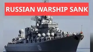 RUSSIAN WARSHIP 'MOSKVA' SINKS IN BLACK SEA. THIS IS A BIG BLOW TO PUTIN'S INVASION OF UKRAINE.