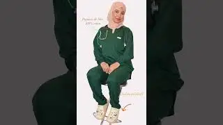 tunique m&eacute;dical blouse pyjama m&eacute;dical PYJAMA MEDICALE HIJAB Chems Blouse