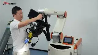 Robotic arm laser welding machine repair mold | QCW Laser Welding Machine for Molds Repairing