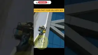 FLYING DELIVERY BOY IN SAUDI ARABIA #shorts