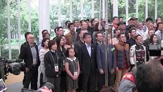 ドライバーズパーティー　東京モーターショー　60周年記念パレード　荒川静香　吉永泰之社長　市橋保彦社長　相川哲郎社長　豊田章男社長　三井正則社長