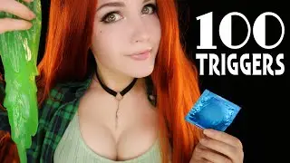 ASMR 100 TRIGGERS in 7 minutes 🌙✨АСМР 100 ТРИГГЕРОВ за 7 МИНУТ
