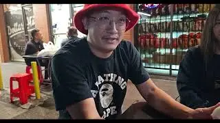 CookSux eating a chicken embryo called a BALUT