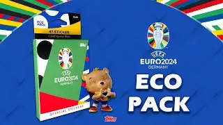 TOPPS UEFA Euro 2024 Stickerkollektion - ECO PACK