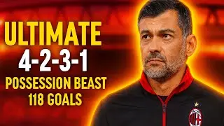 Моя идеальная тактика 4-2-3-1 FM26 | 64% владения мячом, 118 голов | Внутренний дубль и повышение...