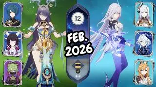 C0 LAUMA Hyperbloom and C0 SKIRK Freeze | 6.3 Spiral Abyss Floor 12 | Genshin Impact