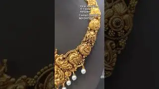 #silver #925 #temple #jewellery #whatsapp #online #order #necklace #exlusive #design