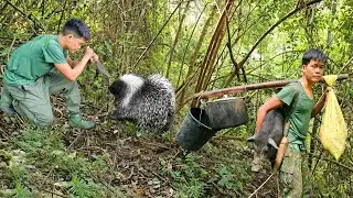 200 Days Surviving Alone in the Deep Forest | Hunting Wild Animals & Catching Fish